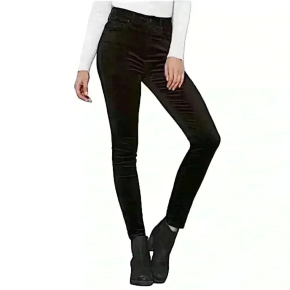 {PacSun} "Super High-Rise Skinniest" Slim Skinny Stretch Velvet Jeans Pants - Picture 1 of 4